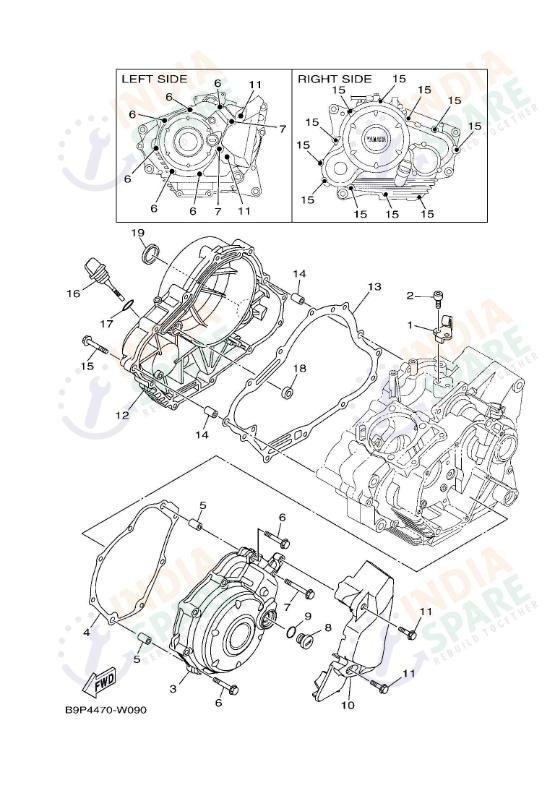 CRANKCASE COVER 1